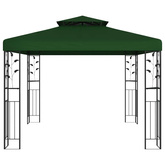 Altana 3 x 3 x 2,68 m zielony Poliester i Stal