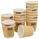 Papierowe kubki, 1000 szt., 4oz, 100ml, brązowy
