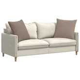 Poduszki na sofę 2 pcs Ciemnoszary 80 x 80 cm tkanina