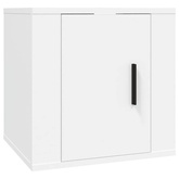 vidaXL Wiszące szafki telewizyjne, 2 szt., białe, 40x34,5x40 cm