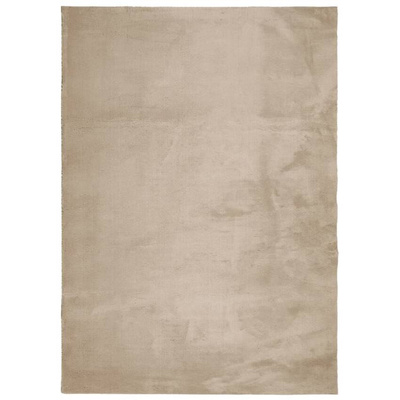 vidaXL Dywan HUARTE z krótkim włosiem, piaskowy, 200x280 cm