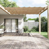 Markiza pionowa, kolor taupe, 180x1000 cm, tkanina Oxford