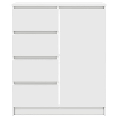 Komoda z szufladami Biała 71x35x84 cm Drewno klejone