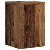 Podstawki pod doniczki, 2 szt., stare drewno, 25x25x35 cm