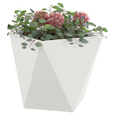 Donica Biały 40 x 40 x 40 cm Stal