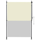 vidaXL Roleta zewnętrzna, 150x270 cm, kremowa