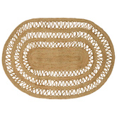 Dywany pokojowe naturalny 100 x 152 cm Juta