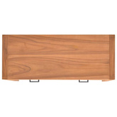 vidaXL Biurko z 2 szufladami, 100x40x75 cm, drewno tekowe model standard