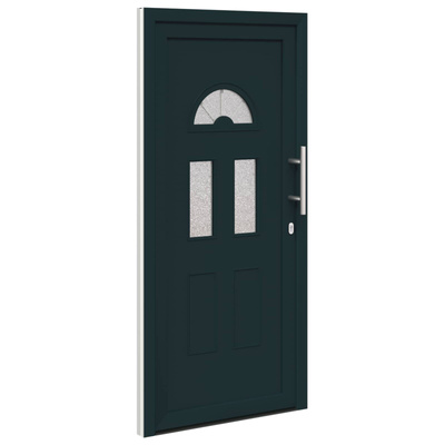 Drzwi Frontowe 98 x 208 cm PVC antracytowy