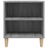 vidaXL Szafka pod TV, szary dąb sonoma, 102x44,5x50 cm