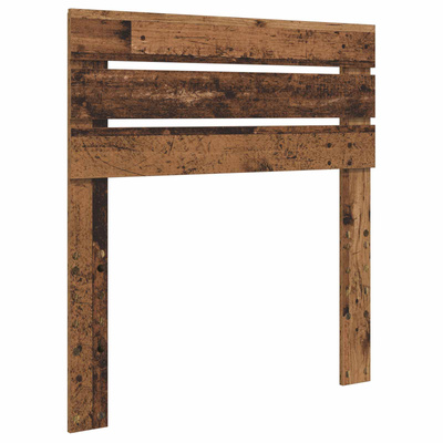 Ramka łóżka Stare drewno 75 x 190 cm Lite drewno sosnowe