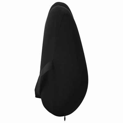 Poduszka pod plecy Czarny Pianka z pamięcią 40 x 32 x 13 cm