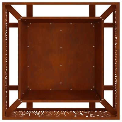 Kominek Brązowy 80 x 80 x 30 cm