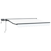 Ręczny ramowy zewnętrzny markizowy z LED 3 x 2 m