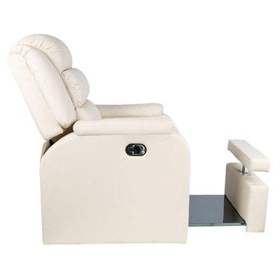 Fotel spa do pedicure Hilton kremowy 126885