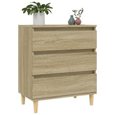 vidaXL Komoda, dąb sonoma, 60x35x70 cm, materiał drewnopochodny wariant 4