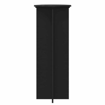 Stojak na rośliny 2 pcs Czarny ?40 x 100 cm Drewno inżynieryjne