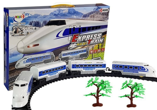 Kolejka Pociąg Pendolino Tory na Baterie z Dźwiękiem i Światłem