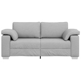 Sofa dwuosobowa Szary chmur 180 cm tkanina