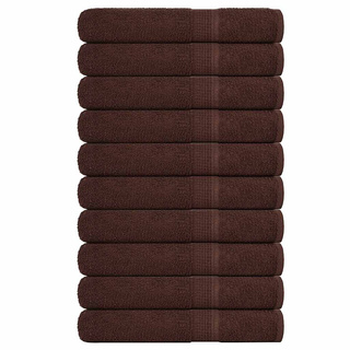 Ręczniki do sauny, FROGN, 10 szt., brązowe, 80x200 cm, 360 g/m?