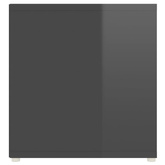vidaXL Szafka pod TV, szara na wysoki połysk, 107x35x37 cm