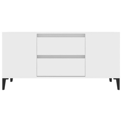 Szafka pod TV, biała, 102x44,5x50 cm, materiał drewnopochodny vidaXL