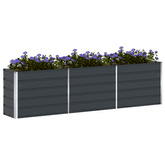 Donica Antracyt 290 x 50 x 75 cm Stal Galwanizowana