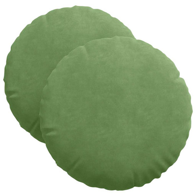 Poduszki na siedziska 2 pcs Jasnozielony ? 40 x 13 cm Aksamit
