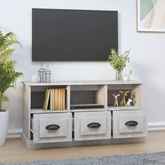 vidaXL Szafka pod TV, szarość betonu, 100x35x50 cm