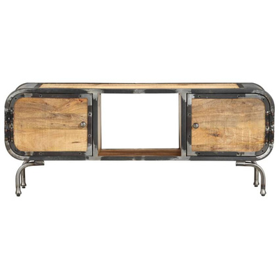 vidaXL Szafka pod TV, 110x30x42 cm, lite drewno mango