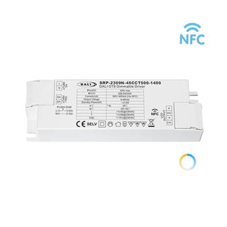 Zasilacz LED 45W 500-1400mA DALI DT8 NFC