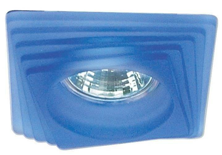 Oprawa stropowa szklana niebieska kwadratowa SS-01 2240134