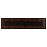 Chodnik dywanowy MARSA Czarny 100 x 450 cm Poliester i PVC