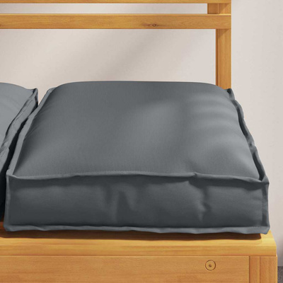 Poduszka 4 pcs Antracyt 40 x 40 x 8 cm Materiał Oxford
