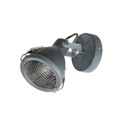 Lampa ścienna Candellux kinkiet Crodo 91-71101  E14 szary