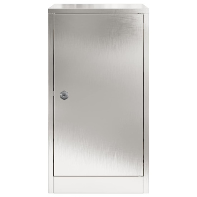 skrzynka na listy Srebrny 30 x 20 x 55 cm Stal nierdzewna