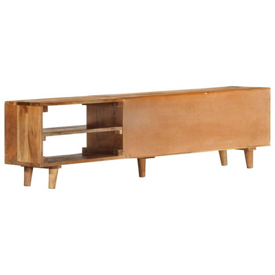 vidaXL Szafka pod TV, akacja w miodowym kolorze, 140x30x40 cm