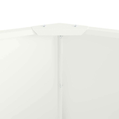 Donica Biały 120 x 120 x 35 cm Stal
