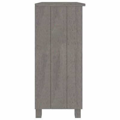 Szafka HAMAR, jasnoszara, 85x35x80 cm, drewno sosnowe
