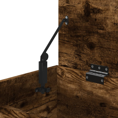 Skrzynia, przydymiony dąb, 84x42x46 cm, materiał drewnopochodny