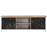 vidaXL Szafka pod TV, 120x30x40 cm, surowe drewno mango