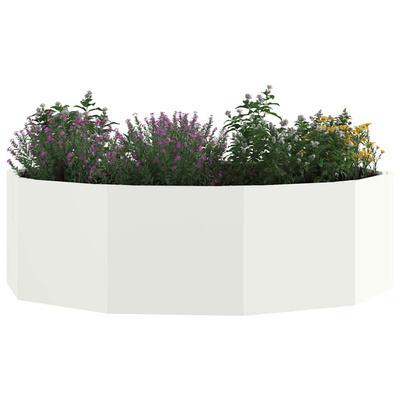 Donica Biały 120 x 120 x 35 cm Stal