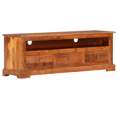 vidaXL Szafka pod TV, 120x30x40 cm, lite drewno akacjowe