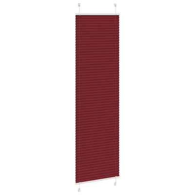 Roleta plisowana Bordowy Czerwony 65x200 cm Szerokość tkaniny