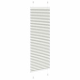 Roleta plisowana jasnoszara 40x150 cm Szerokość tkaniny 39,4 cm