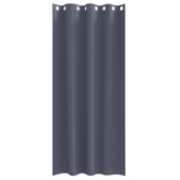 Firany blackout z kółkami 2 pcs Antracyt 225 x 140 cm Poliester
