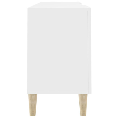 vidaXL Szafka pod TV, biała, 150x30x50 cm, materiał drewnopochodny wariant 5