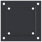 Podstawy słupków kwadratowe 4 szt. Antracyt 141x141 mm