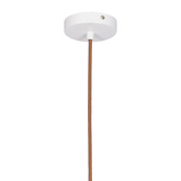 Lampa sufitowa wisząca 60W E27 ażurowy biały BENE 31-70586