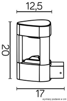 Kinkiet zewnętrzny GL 11206